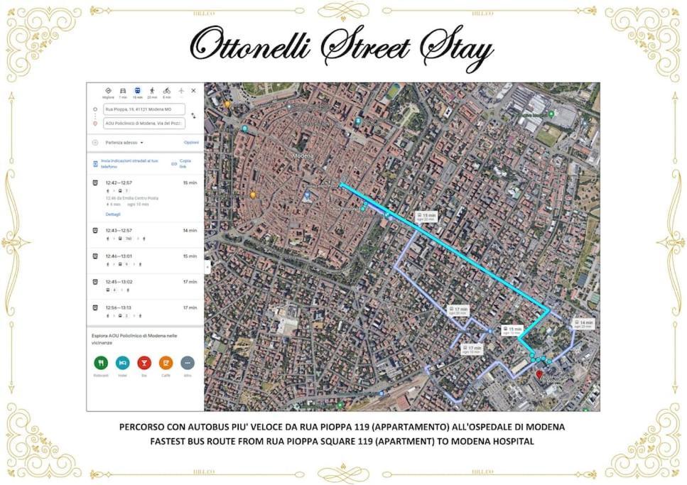 Ottonelli Street Stay- Wifi Fibra Free Tra Storchi & Centro Storico モデナ エクステリア 写真