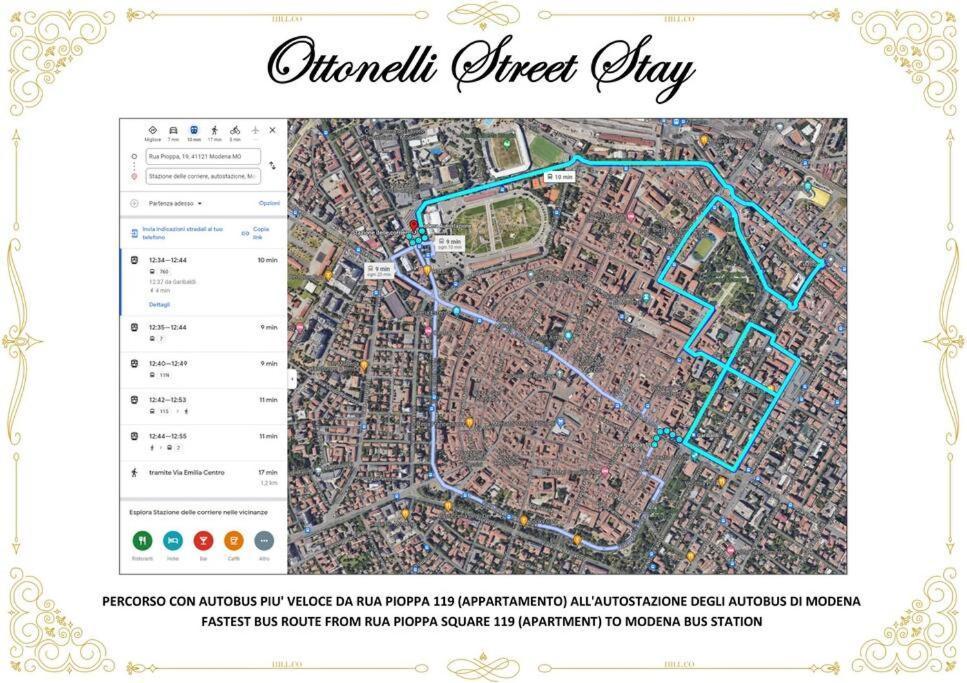 Ottonelli Street Stay- Wifi Fibra Free Tra Storchi & Centro Storico モデナ エクステリア 写真